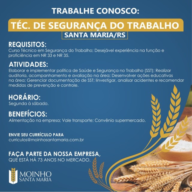 Tecnico em Segurança do Trabalho