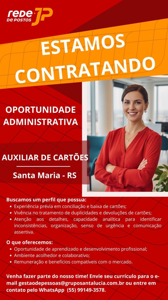 Auxiliar de Cartões