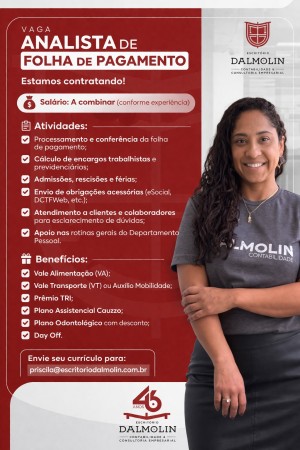 Analista de Folha de Pagamento (Santa Maria RS)
