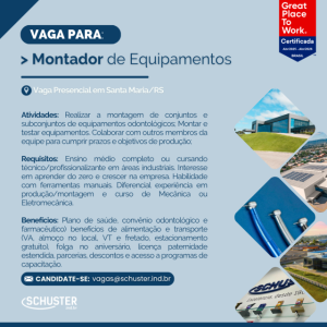 Montador de Equipamentos (Santa Maria RS)