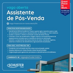 Assistente de Pós-Venda (Revendas e Assistências)