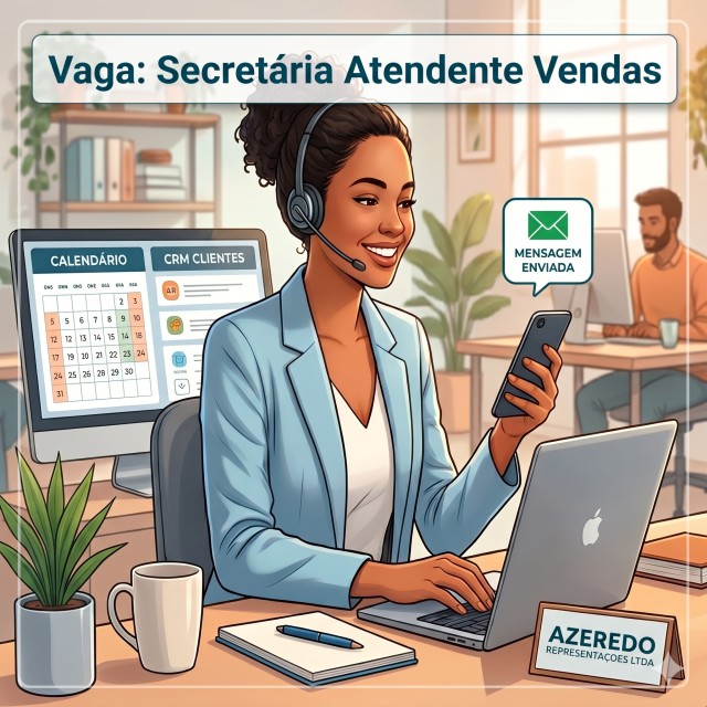 Secretaria Atendente Vendas