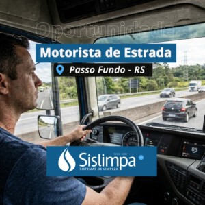 Motorista de Estrada com atendimento ao cliente  ( PASSO FUNDO )