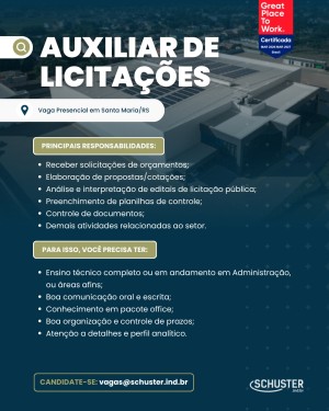 Auxiliar de Licitações