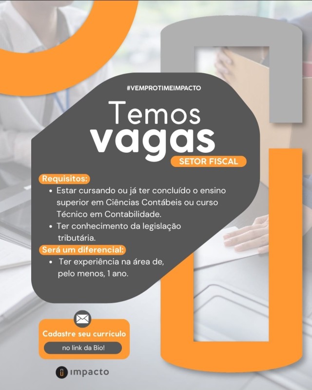 Auxiliar Fiscal - Camobi