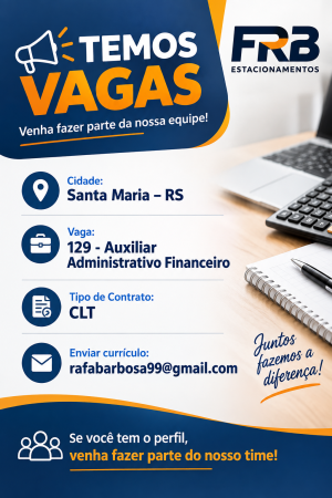 Auxiliar Administrativo Financeiro