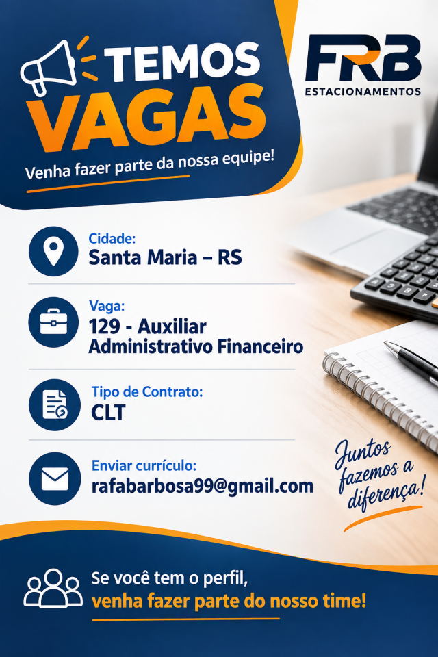 Auxiliar Administrativo Financeiro